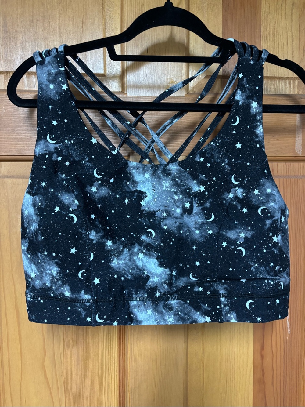 Torrid Strappy Back Galaxy Print Sports Bra - Black -2x